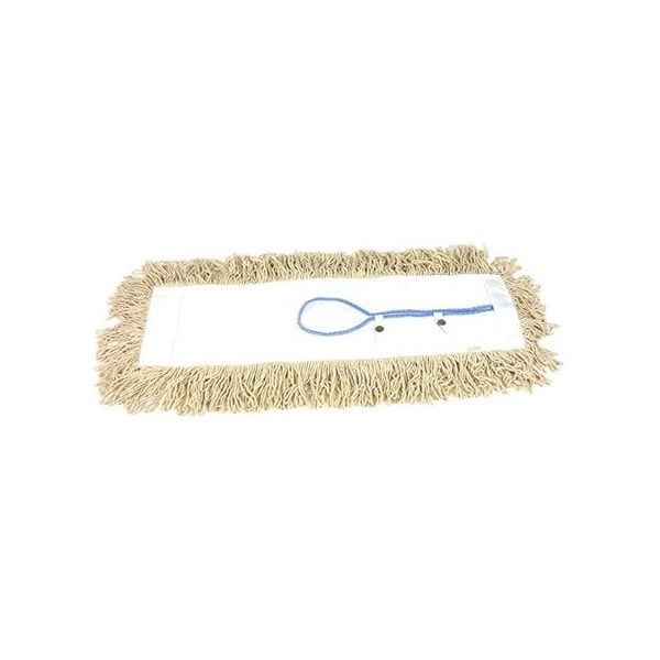 The Brush Man Standard Looped-End Cotton Dust Mop, 5 in X 24 in, 12PK DM-CL-5X24 - main